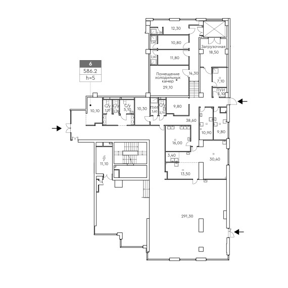 Free-use spaces for rent on prospekt Akademika Sakharova street commission  free from 568750 rubles per month, available properties. Rent a space in  Moscow