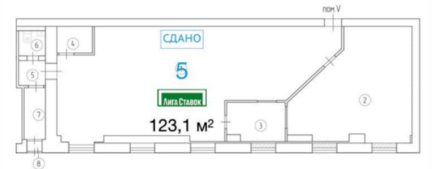 spaces for sale in a Office building near Novogireevo metro station  commission free from 453948 rubles for 1 sq.m. per year, available  properties. Sale a space in Moscow