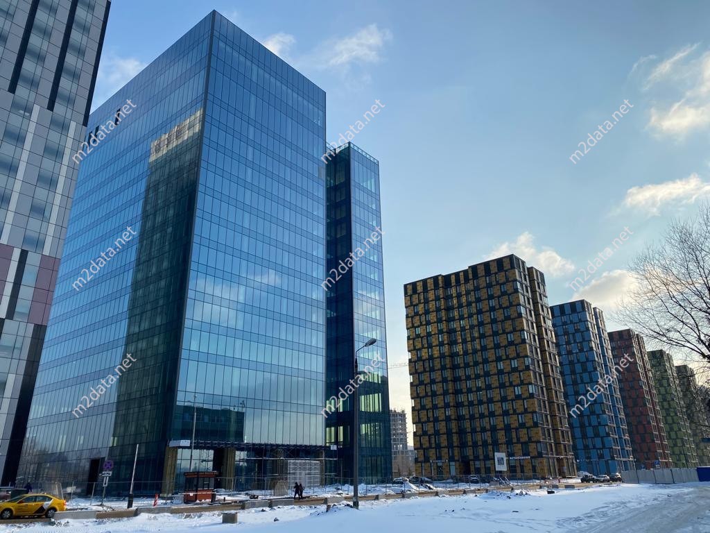 Купить офис 34 464.9 м2 в бизнес-центре Нагатино Айленд (Декарт), 1-15 ...