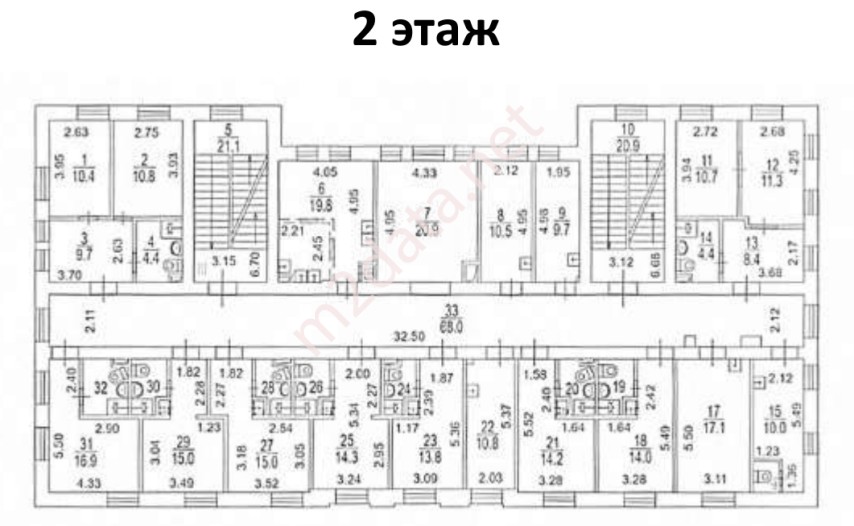 Купить псн 1 341.7 м2 в административном здании Габричевского, 5к3, -1 ...